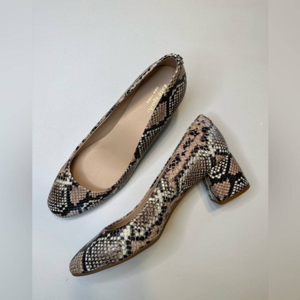 Kate Spade NWT Beverly Snake Print Pumps sz 9